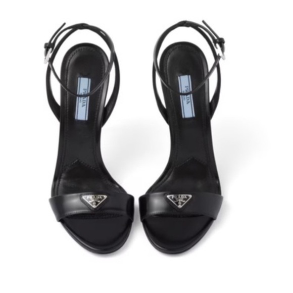 Prada Modellerie Calfskin Ankle Strap Heels - Picture 4 of 14
